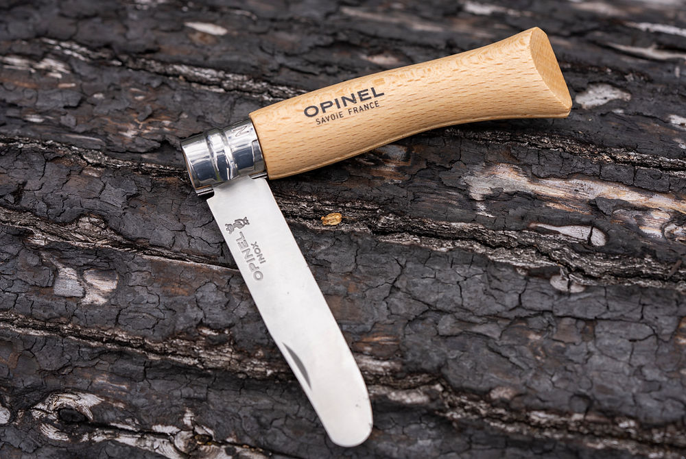 Mushroom foraging knife